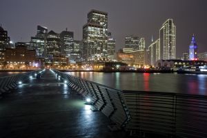 Pier 14 in San Francisco at Night