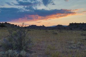 Bentonite Hills Sunset