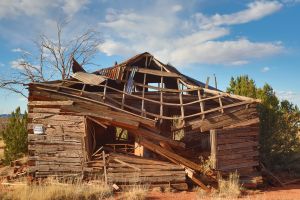 Abandoned house in Cuervo, New Mexico