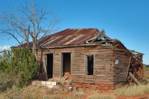 Abandoned house in Cuervo, New Mexico