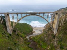 Historic Bixby Bridge in Big Sur, California