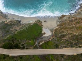 Historic Bixby Bridge in Big Sur, California