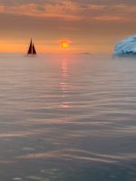 Greenland Iceberg Sunset