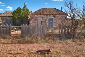 Abandoned house in Cuervo, New Mexico