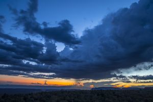 A storm brewing over Sedona, AZ